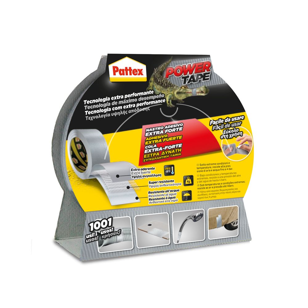 Pattex Power Tape 50x25 m. Gris